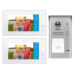 DX4721M/ID-1 Apartment WIFI Intercom Kit With 2 Monitors
